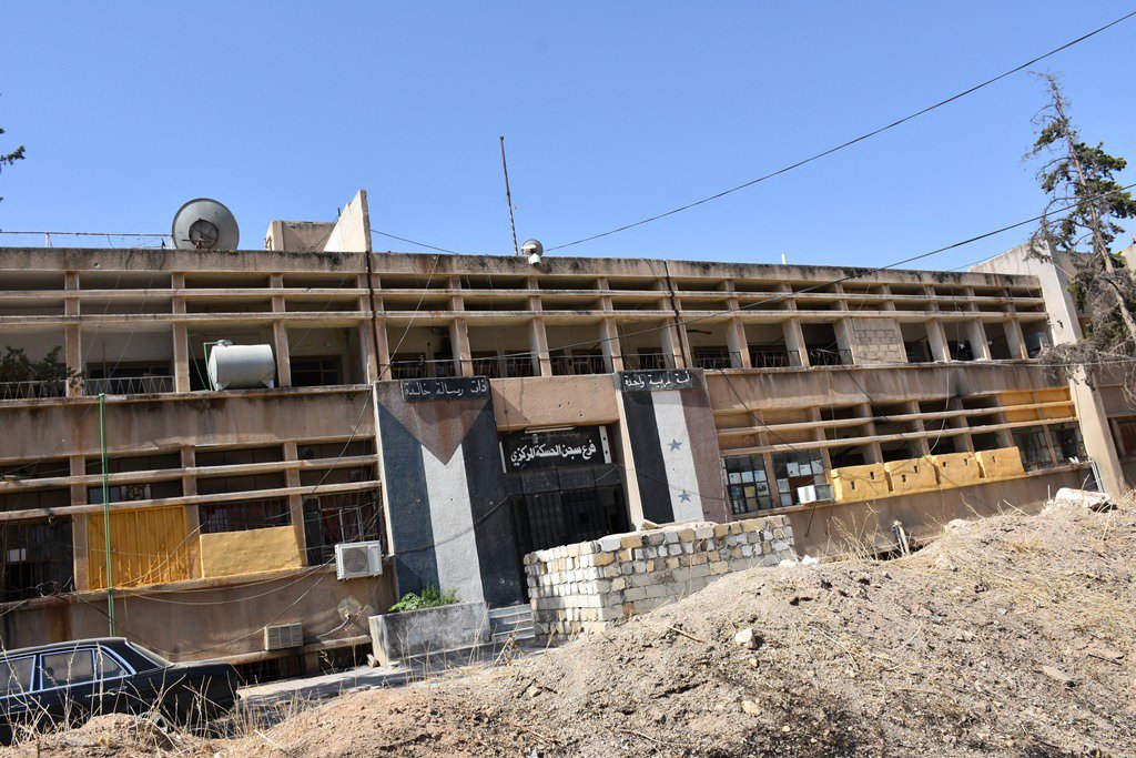 Photos of Hesekê Hasakah Central Prison, now under Asayish control