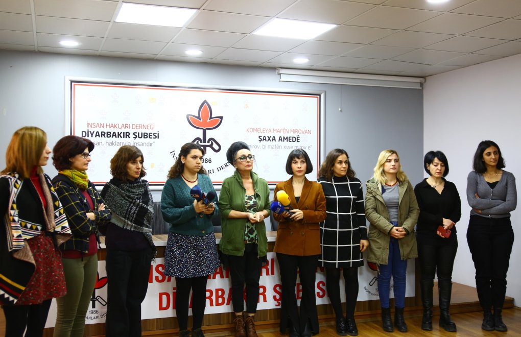 Rights groups and political parties denounce the detention of 23 women in Turkey's Kurdish-majority Diyarbakır: When we say, 'Violence against women is political', we also object to racism, militarism and sexism