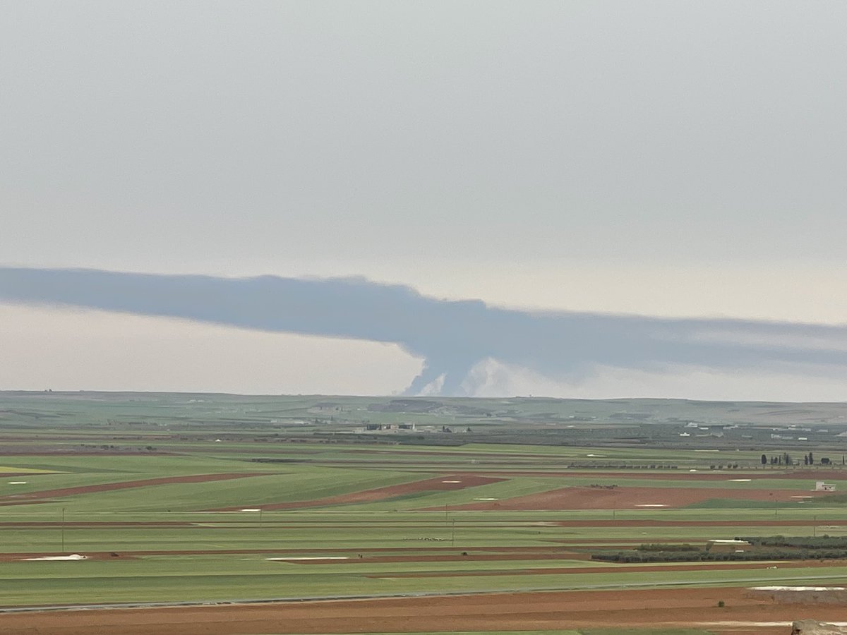 Somewhere east of Bab is on fire