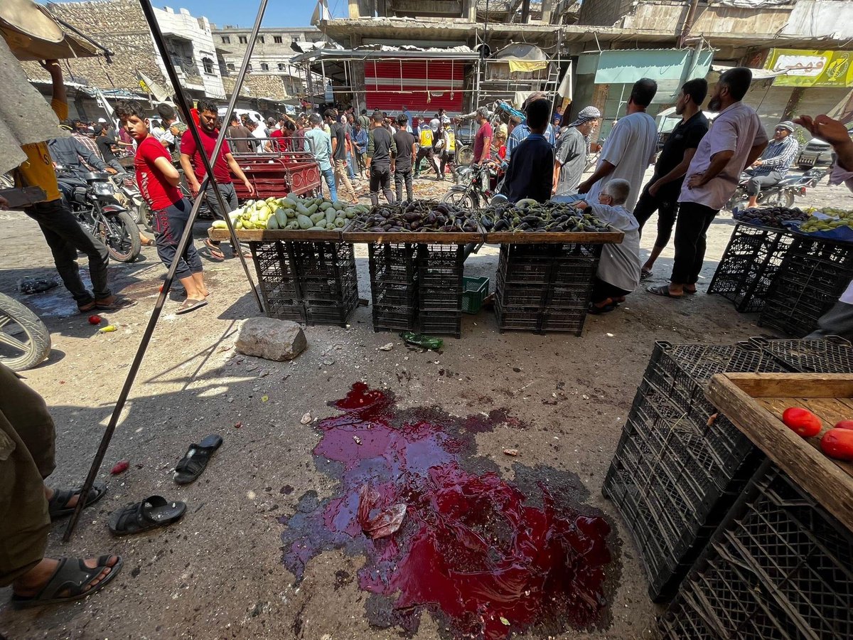 As a preliminary outcome, 9 civilians, including women and children, were killed, and about 35 civilians were wounded, as a result of joint missile shelling by the SDF and the Assad government, which targeted a popular market in the city of Al-Bab, east of Aleppo Governorate