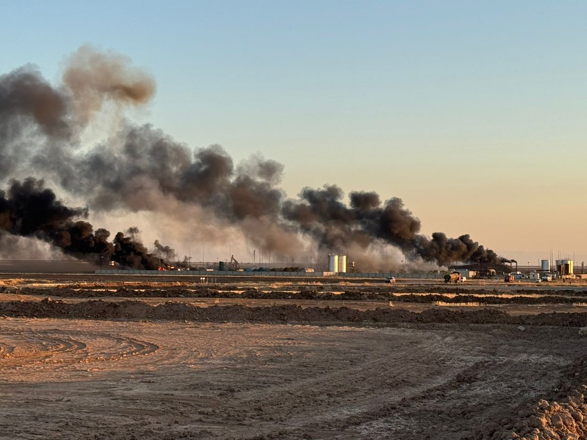 Turkish airstrikes hit Awda oil field in the eastern countryside of Qamishli in NE Syria