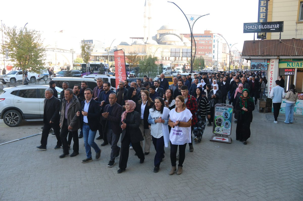 Trustee protests in Mardin, Batman and Halfeti on their sixth day