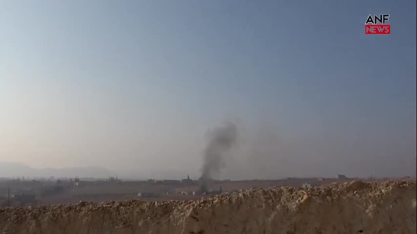 SDF fighters clashing with the TFSA west of the Tishrin Dam