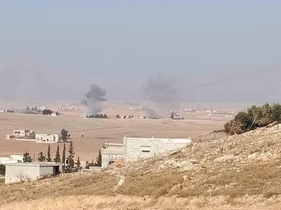 Turkish military carried out artillery strikes on villages in the southern countryside of Kobane