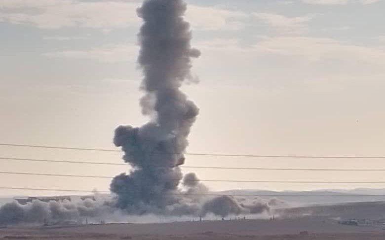 The Turkish Air Force launches dozens of raids with vacuum missiles towards the positions of the SDF stationed in the village of Sabta and the vicinity of the town of Sarin south of Kobane/Ayn al-Arab, east of Aleppo, northern Syria