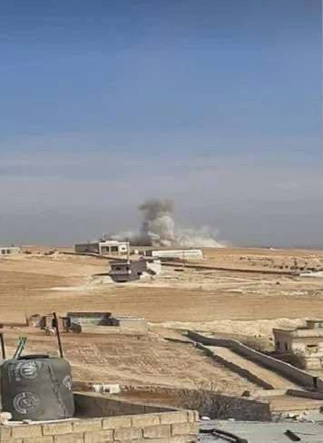 Manbij countryside: The Turkish military carried out 1 airstrike on the vicinity of Tishreen dam in the countryside of Manbij