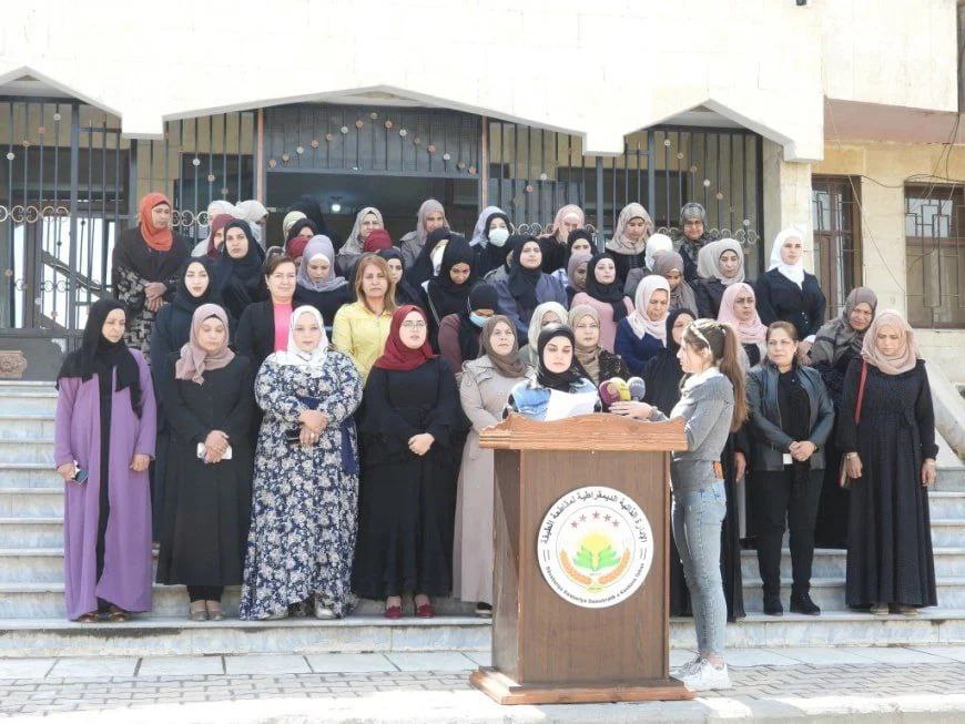 Citizens condemned the massacre of a family of 9 in a UAV attack in the Berxbotan village of Kobane and called on international institutions and courts to take a stand against the Turkiye