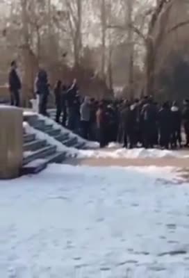 Urmia, northwest Iran:Students at Urmia University held anti-regime protest rallies, chanting, Students will die but won't accept humiliation.