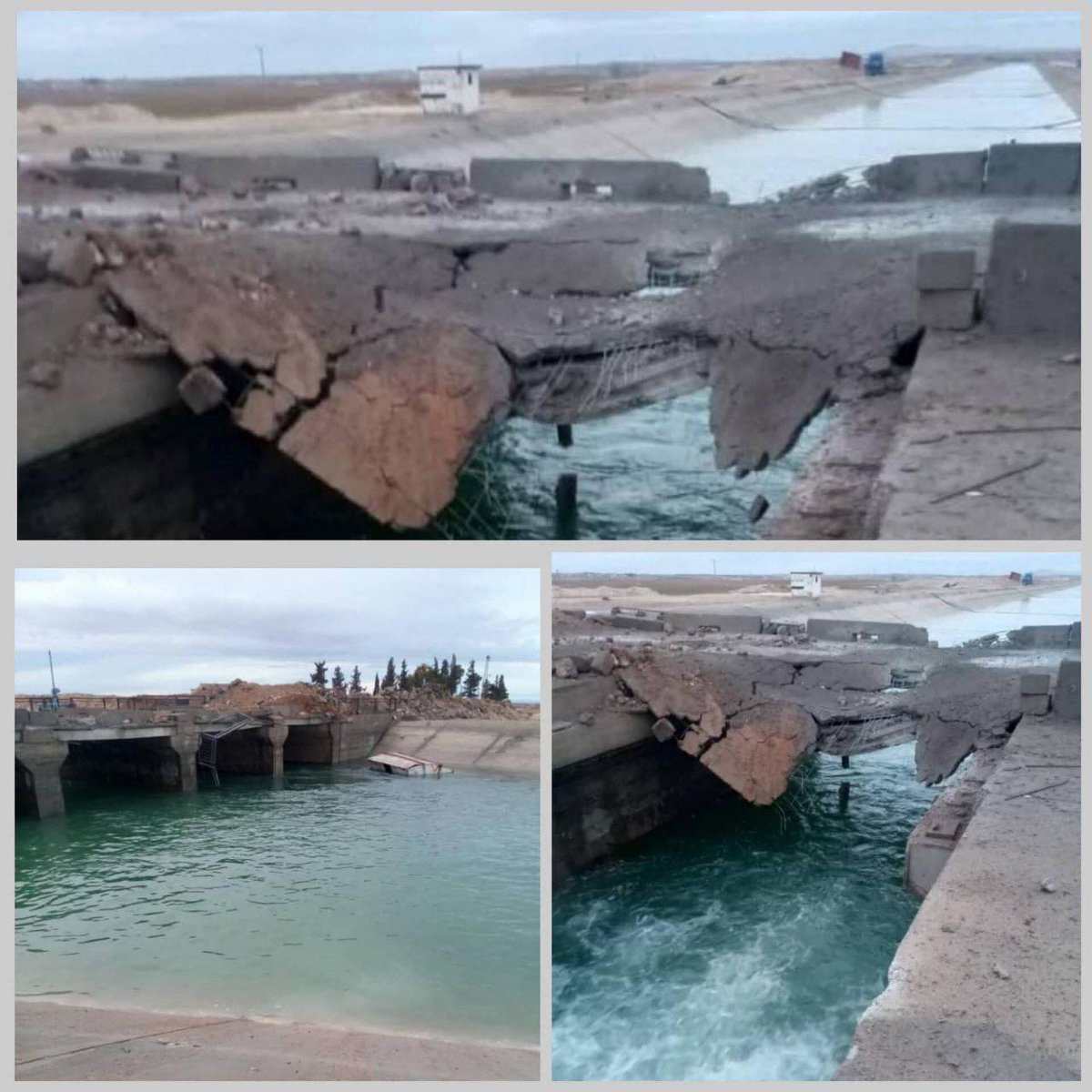 Les FDS font sauter le pont de Tel Ma'ez au nord de Deir Hafer et le pont Ibrahim al-Khalil au sud de Deir Hafer, comme elles l'avaient fait précédemment avec le pont du village d'Um Tineh. De cette manière, elles ont coupé tous les ponts reliant Deir Hafer aux zones contrôlées par l'armée syrienne.