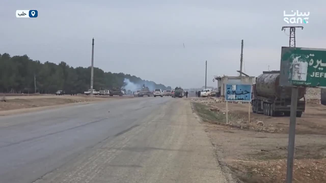 The Media and Communications Department of the Ministry of Defense: Syrian Arab Army forces have just entered the village of Jafirah, east of Aleppo