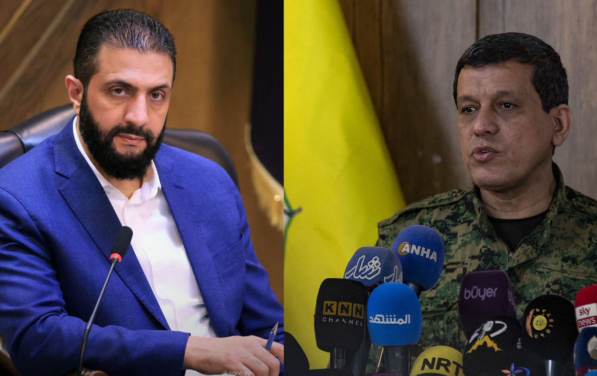 Sharaa - Abdi meeting: The meeting lasted for 5 consecutive hours, with the presence of the Minister of Defense and the Minister of Foreign Affairs; Mazloum Abdi is under immense pressure from the leaders of the Kurdistan Workers' Party to renounce the agreement sponsored by President Massoud Barzani; President Al-Sharaa offered him the position of Deputy Minister of Defense and asked him to  nominate a candidate to be appointed as the governor of Al-Hasakah in exchange for distancing the Syrian Democratic Forces (SDF) from the Kurdistan Workers' Party and completing the agreement; Mazloum Abdi requested that Al-Hasakah remain fully under the administration of the SDF and its civilian wing; President Al-Sharaa refused and conditioned the completion of the agreement on the entry of the Ministry of Interior forces into Al-Hasakah; Mazloum Abdi requested a 5-day grace period to consult with his leaders; President Al-Sharaa rejected the grace period and demanded a final answer by the end of the day, otherwise he would inform international parties that Mazloum Abdi had withdrawn from the agreement and the Syrian state would resolve the Al-Hasakah issue by force