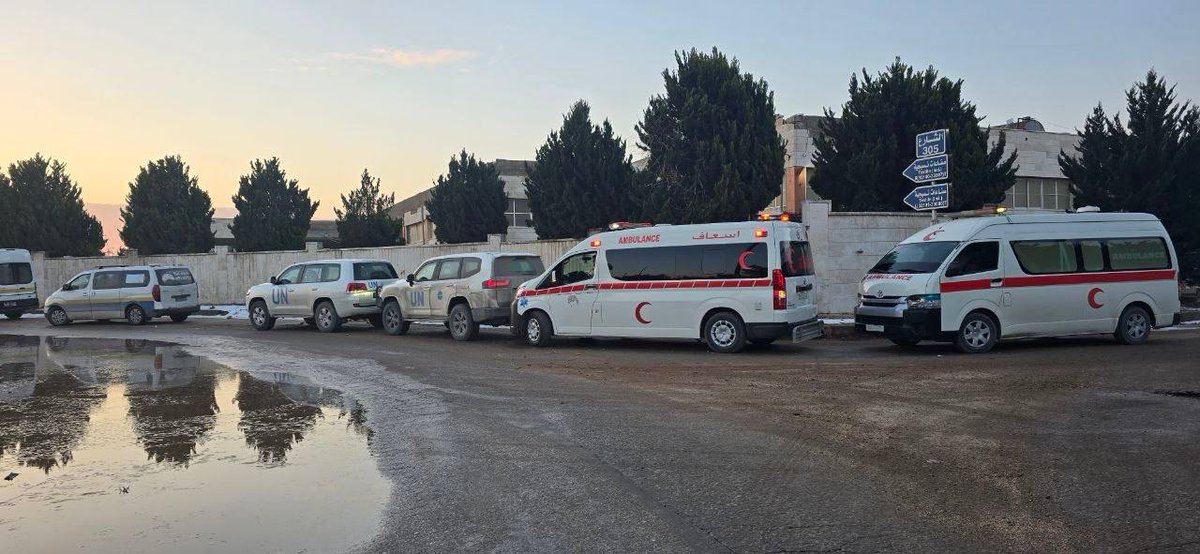 Today, the Aleppo Committee, along with UN, dispatched 24 trucks carrying medical & other supplies to the region of Kobane/Ain Arab (Eastern Aleppo)
