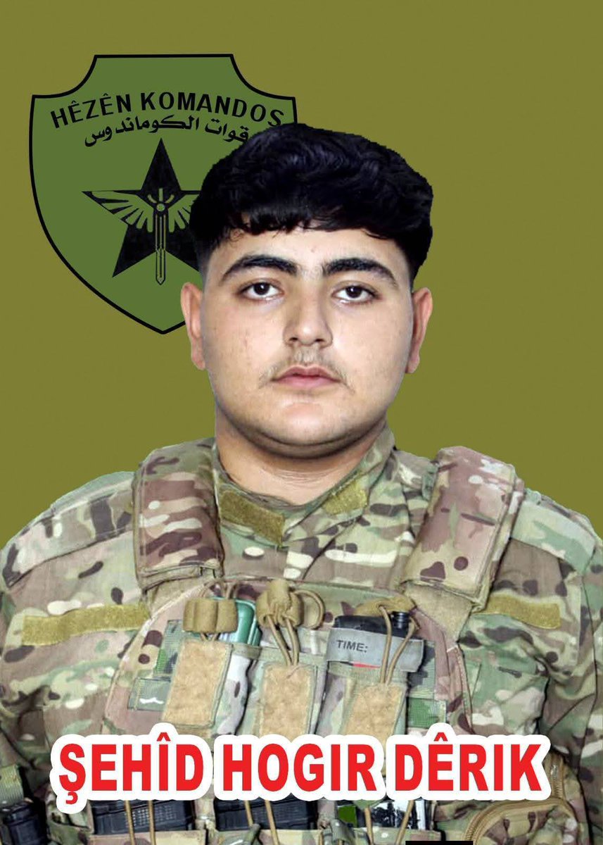 Seize combattants des YPG, récemment tués lors d'affrontements avec les forces gouvernementales et tribales dans la province de Raqqa, ont été enterrés aujourd'hui à Kobané/Aïn Arab.