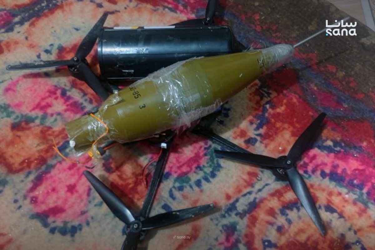 Des drones FPV lancés aujourd'hui par des combattants affiliés aux FDS ont été neutralisés par les forces gouvernementales dans la campagne sud de Kobane/Ain Arab (est d'Alep).